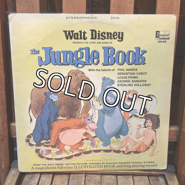 画像1: 1967s Walt Disney "The Jungle Book" Book and Record / LP (1)