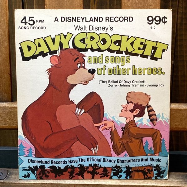 画像1: 1970's Walt Disney's "DAVY CROCKETT" Record / EP (1)