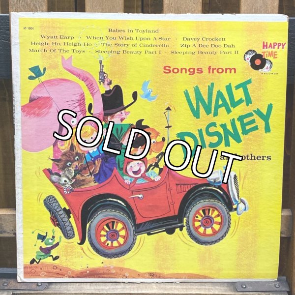 画像1: 1960's "Songs from Walt Disney and others" Record / LP (1)