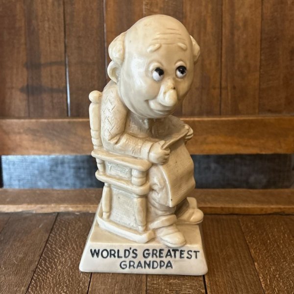 画像1: 1970s Message Doll "World's Greatest Grandpa" (1)