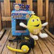 画像1: Vintage Mars / m&m's Mini Plush Yellow Radio (1)