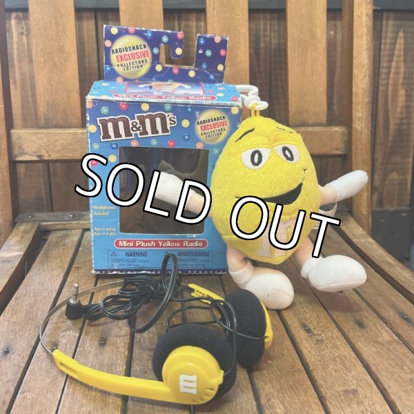 画像1: Vintage Mars / m&m's Mini Plush Yellow Radio (1)