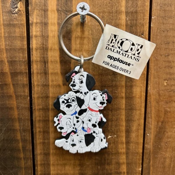 画像1: 1990's Applause / Disney Keyring "101 Dalmatians" (1)