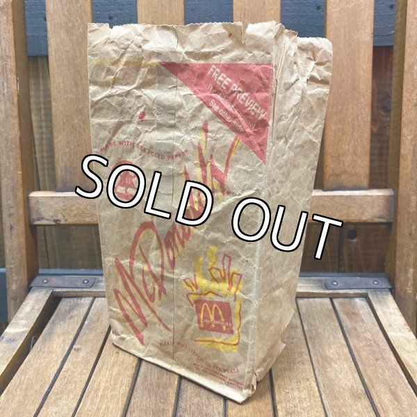 画像1: 1995s McDonald's Happy Meal Paper Bag "The American Teacher Awards" (1)