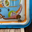 画像5: 1970's Disney Kid's Tin Table "Mickey Mouse Pilot" (5)