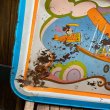 画像4: 1970's Disney Kid's Tin Table "Mickey Mouse Pilot" (4)