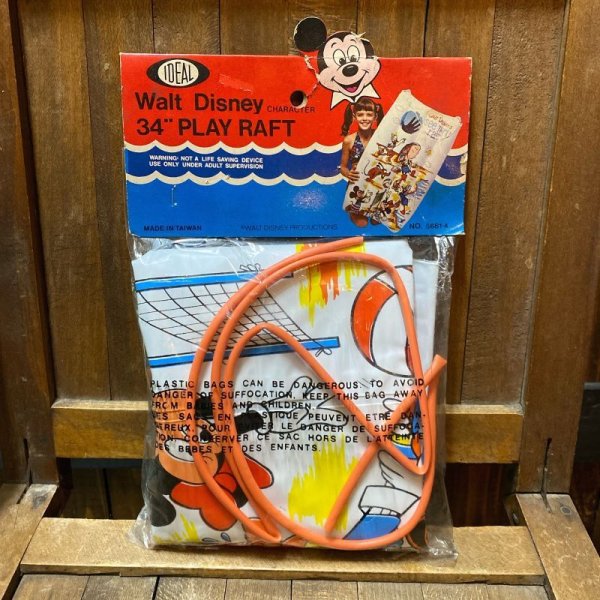 画像1: 1970's-80's IDEAL / Walt Disney 34" Play Raft (1)