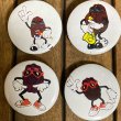 画像4: 80s California Raisins Pinback (Complete Set) (4)