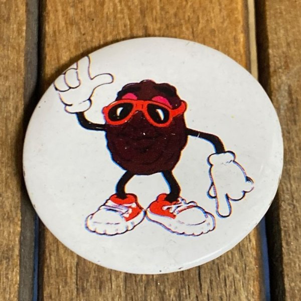 画像1: 80s California Raisins Pinback [D] (1)