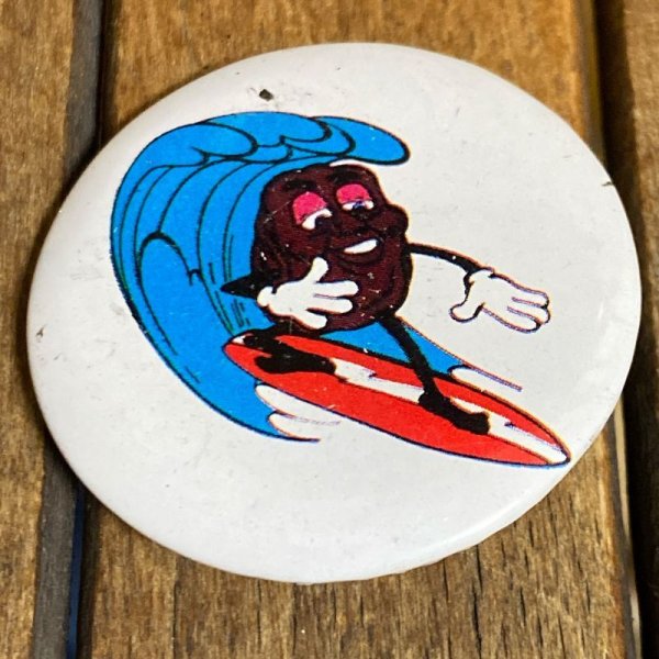 画像1: 80s California Raisins Pinback [G] (1)