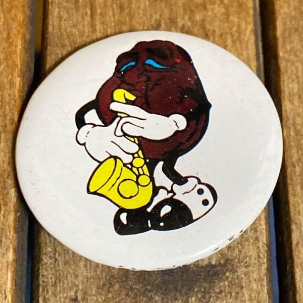 画像1: 80s California Raisins Pinback [I] (1)