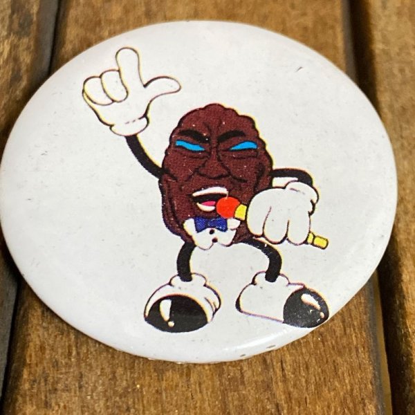 画像1: 80s California Raisins Pinback [H] (1)