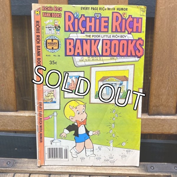 画像1: 1978s HARVEY COMICS / Richie Rich Comic "Bank Books" (1)