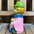 画像2: 70s Clown Vintage Plastic Coin Bank (2)