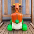 画像3: 1972 Fisher Price Cow Pull Toy (3)