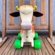 画像5: 1972 Fisher Price Cow Pull Toy (5)