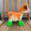 画像4: 1972 Fisher Price Cow Pull Toy (4)