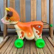 画像2: 1972 Fisher Price Cow Pull Toy (2)