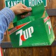 画像8: 1980's-90's 8-Pac bottles Cardboard carrying case "7up" (8)