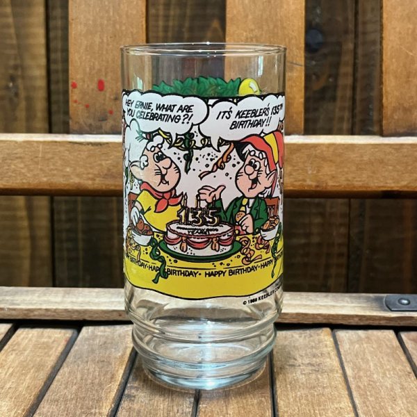 画像1: 1988s Keebler Glass "135th BIRTHDAY" (1)