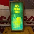 画像13: 1980's Miller / Vintage Lighted Sign "It's Miller time" (13)