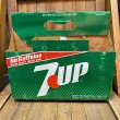 画像2: 1980's-90's 8-Pac bottles Cardboard carrying case "7up" (2)